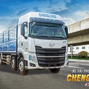 CHENGLONG H7 330HP 4 CHÂN THÙNG MUI BẠT