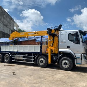 TẢI CẦN CẨU CHENLONG GẮN CẨU SOSAN 13 TẤN